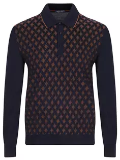 Поло из шерсти и шелка Bertolo Luxury Menswear