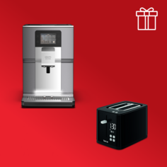 Автоматическая кофемашина Intuition Preference+ EA875E10 с Тостером Tefal Smart&Light TT64 Krups
