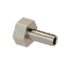 Штуцер d18х1/2", никель, латунь, внутренняя резьба, РосТурПласт