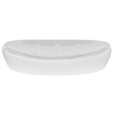 Мыльница Ridder Belly белая 13х9х2,8 см