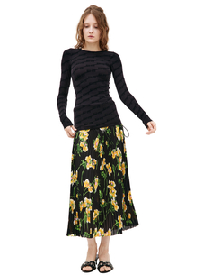 Черный лонгслив с логотипом Balenciaga