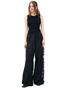 Черные брюки с логотипом Balenciaga