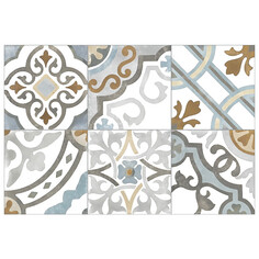 Керамогранит напольный плитка облицовочная GLOBAL TILE Emotion 27х40 пэчворк