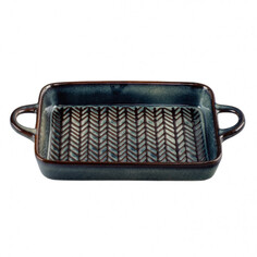 Формы для выпечки форма для запекания антипригарная ATTRIBUTE Glaze 32x18,5x4см 1,8л прямоугольная, с ручками, керамика