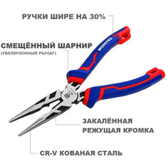 Плоскогубцы длинногубцы WORKPRO 200мм CR-V