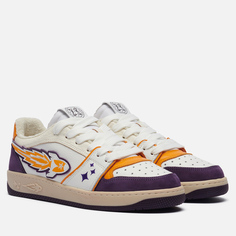 Кроссовки Enterprise Japan EJ Egg Rocket Low Leather/Tumbled, цвет фиолетовый
