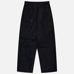 Мужские брюки maharishi Asym Cargo Track Light Cotton Poplin, цвет чёрный