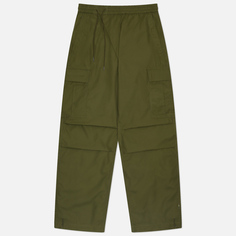 Мужские брюки maharishi Asym Cargo Track Light Cotton Poplin, цвет оливковый