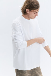 лонгслив мужской Лонгслив oversize базовый из хлопка Befree