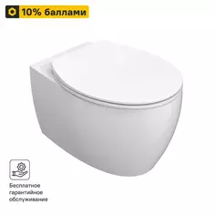 Унитаз подвесной Sensea Titane безободковый с сиденьем микролифт