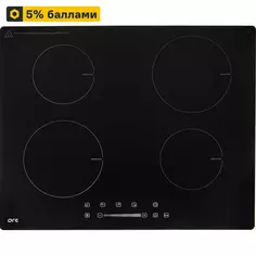 Индукционная варочная панель Ore IS60 59 см 4 конфорки цвет чёрный