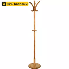 Вешалка напольная Vidage Цей 33x170x33 см дерево цвет бук