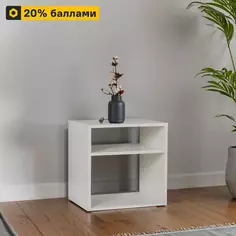 Тумба прикроватная 43.2x44x33 см ЛДСП цвет белый Без бренда
