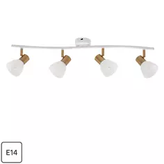 Спот поворотный Arte Lamp Falena 4 лампы E14 12 м² цвет белый