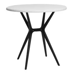 Стол обеденный Arneis 75x80x75 см пластик белый Без бренда