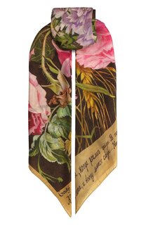 Шелковый платок Букет Gourji