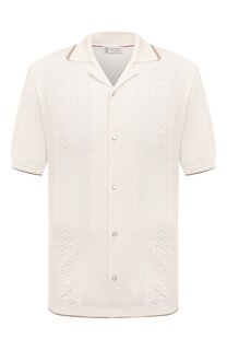 Хлопковая рубашка Brunello Cucinelli