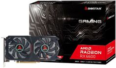 Видеокарта PCI-E Biostar Radeon RX 6600 (VA6606RM81) 8GB GDDR6 128bit 7nm 1626/14000MHz HDMI/3*DP