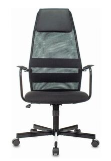 Кресло Бюрократ KB-5M/BLACK черный TW-01 3C11 сетка/ткань с подголов. крестов. металл черный