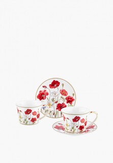 Сервиз чайный Elan Gallery 270 мл 2 шт + 15 см 2 шт