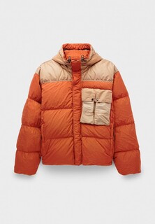 Пуховик C.P. Company eco chrome-r mixed goggle down jacket bombay brown