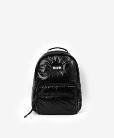 Рюкзак мягкой формы из глянцевой плащовки чёрный для мальчика Gulliver (One size)