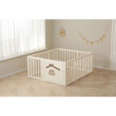 Большой детский игровой манеж Classic Tree House 150 x 130 Camel Unix Kids