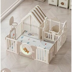 Манеж DeLuxe House Camel, 150 x 180 см Unix Kids