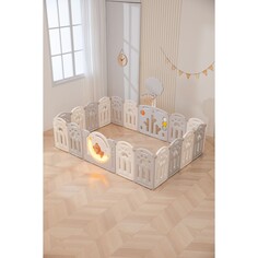 Манеж DeLuxe Grey,180 x 200 см Unix Kids