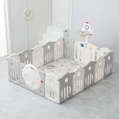 Манеж SUPREME Space 200x200 Grey Unix Kids