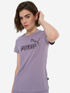 Футболка женская PUMA Ess+, Фиолетовый