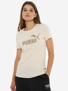 Футболка женская PUMA Ess+, Бежевый
