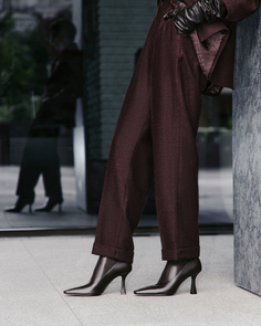 Ботильоны EKONIKA 2MOOD коричневого цвета