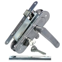 Замок врезной Птимаш, ЗВ4-3.03 (ЗВ4), 12 793, ручка в комплекте, цилиндровый, хром