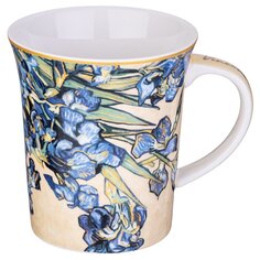Кружка фарфор, 420 мл, Ирисы, Lefard, 104-1003
