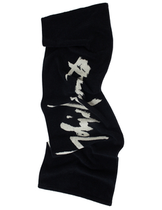Двустороннее полотенце с логотипом Yohji Yamamoto
