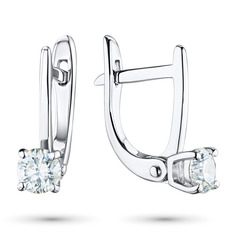 Серьги из серебра э0612сг08210863 ЭПЛ Даймонд