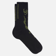 Комплект носков maharishi Bonsai Dragon Sports 3-Pack, цвет чёрный
