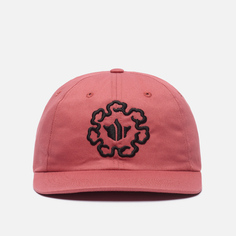 Кепка maharishi Spiral Temple Embroidered, цвет красный
