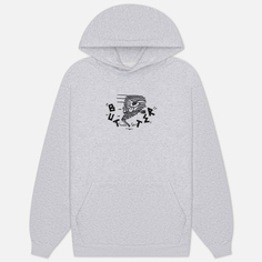 Мужская толстовка Butter Goods Tornado Pullover Hoodie, цвет серый