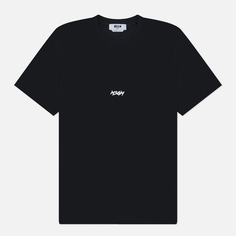 Мужская футболка MSGM Micro Racing Brush Stroke Print, цвет чёрный