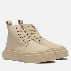 Женские кроссовки Maison Margiela MM6 Lace-Up Leather, цвет бежевый