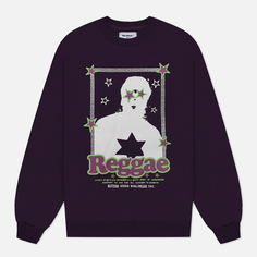 Мужская толстовка Butter Goods Gauzy Crew Neck, цвет фиолетовый