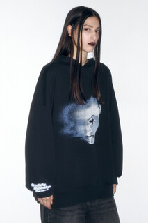 худи женское Худи oversize с принтом-абстракцией Befree