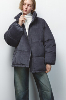 куртка женская Куртка oversize вельветовая с воротником-стойкой Befree