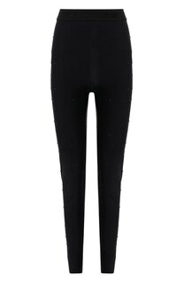Легинсы с отделкой стразами Versace Jeans Couture
