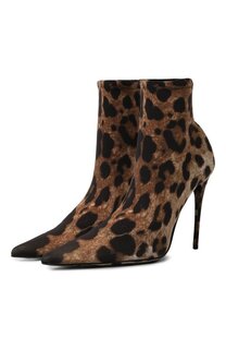 Текстильные ботильоны Kim 105 Dolce & Gabbana