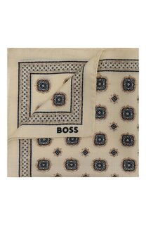 Платок из шерсти и шелка BOSS