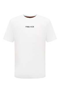 Хлопковая футболка Bogner Fire+Ice