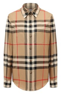 Хлопковая рубашка Burberry